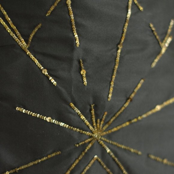 EMILIO PUCCI Black Skirt with Gold Sequins - Picture 4 of 6